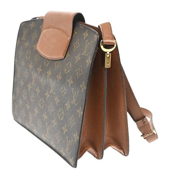 LOUIS VUITTON Courcelles Shoulder Bag Monogram Leather Brown M51375 86YH461 - Picture 4 of 16